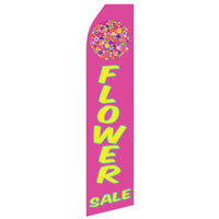 Flower Sale econo feather flag, 16 ft, single-sided, design 1522