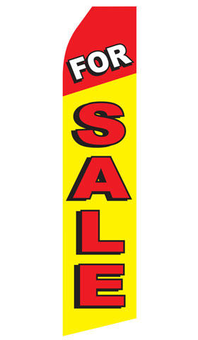 For Sale econo feather flag, 16 ft, single-sided