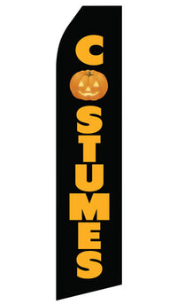 Halloween Costumes econo feather flag, 16 ft, single-sided