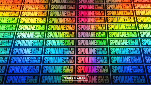 Custom holographic stickers by Ardor Printing