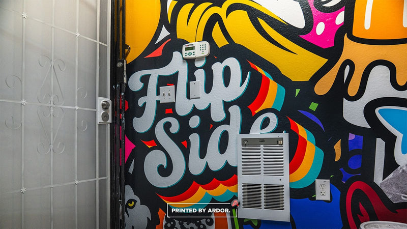 The Kushery Everett graffiti-style wall mural by Ardor Printing