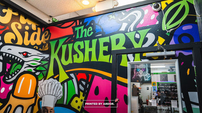 The Kushery Everett graffiti-style wall mural by Ardor Printing, view 2
