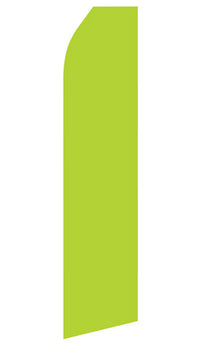 Lime Green econo feather flag, 16 ft, single-sided