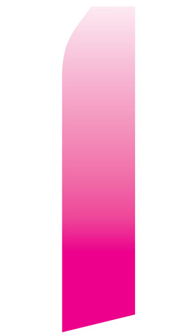 Magenta Gradient econo feather flag, 16 ft, single-sided
