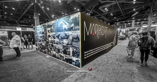 Trade show booth graphics by Ardor Printing