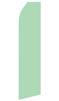 Mint Green econo feather flag, 16 ft, single-sided