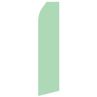Mint Green econo feather flag, 16 ft, single-sided