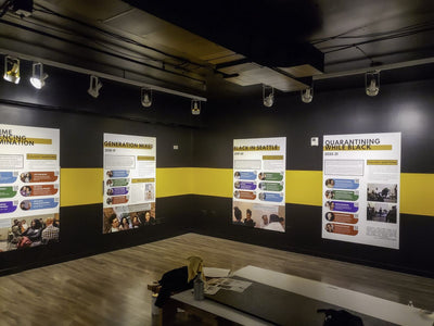 Northwest African American Museum exhibit wall graphics by Ardor Printing, view 11