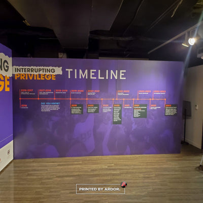 Northwest African American Museum exhibit wall graphics by Ardor Printing, view 4