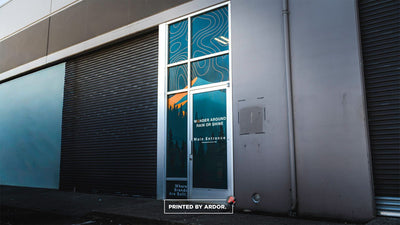 Ooak Prints storefront window graphics and signage, view 10 by Ardor Printing
