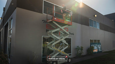 Ooak Prints storefront window graphics and signage, view 7 by Ardor Printing