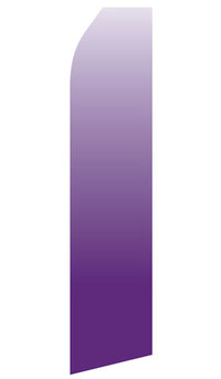 Purple Gradient econo feather flag, 16 ft, single-sided, design 1744