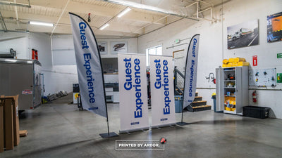 Pursuit Church retractable banners and feather flags by Ardor Printing, view 7
