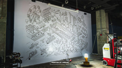Reuben's Brews brewery wall wrap by Ardor Printing, view 6