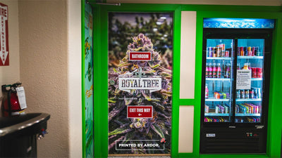Royal Tree Gardens printed door wraps by Ardor Printing, view 4