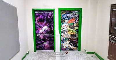 Royal Tree Gardens printed door wraps by Ardor Printing, view 5