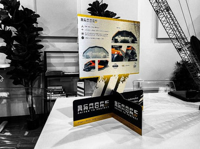 Scrape Armor product display signs by Ardor Printing