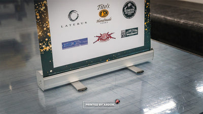 Sponsor thank-you retractable banner stand by Ardor Printing, view 2