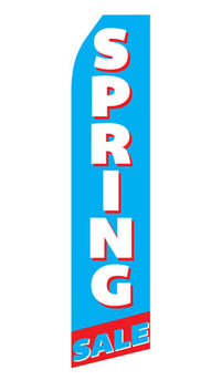 Spring Sale econo feather flag, 16 ft, single-sided