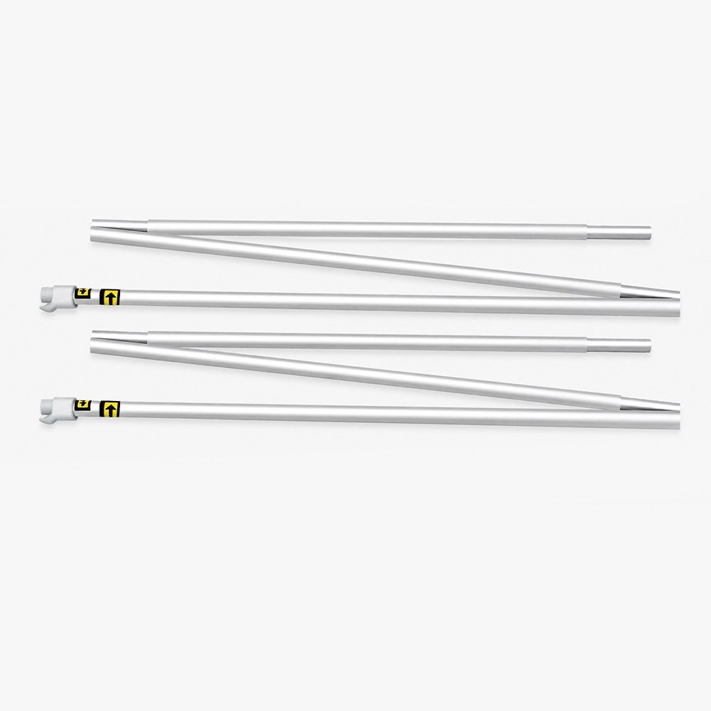 Set of two 3-section replacement poles for a 47 x 81 inch standard retractable banner stand