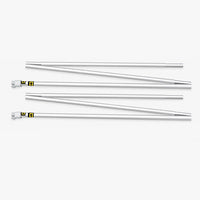 Set of two 3-section replacement poles for a 47 x 81 inch standard retractable banner stand