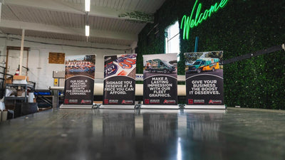 Tabletop mini retractable banners printed by Ardor Printing, view 6