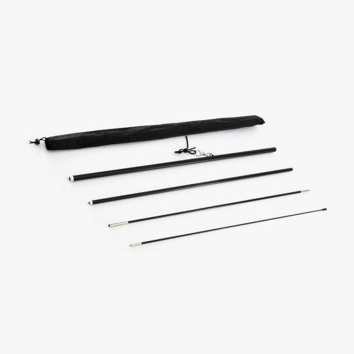 Teardrop flag pole set with four poles and a nylon pole bag (Small, Medium and Large sizes)