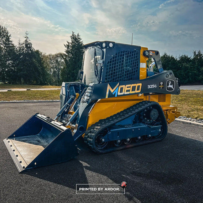 Compact track loader equipment graphics for Moeco