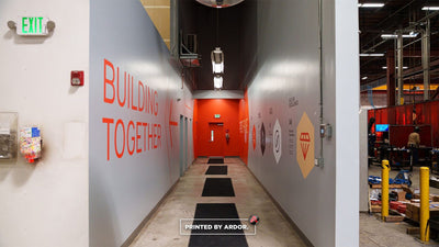 University Mechanical Contractors headquarters office wall graphics by Ardor Printing, view 10