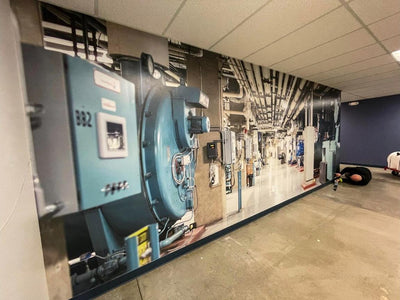 University Mechanical Contractors headquarters office wall graphics by Ardor Printing, view 12