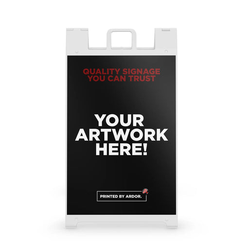 Custom A-Frame Sandwich Board Sign (Changeable Signicade)